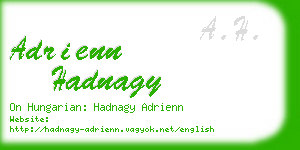 adrienn hadnagy business card